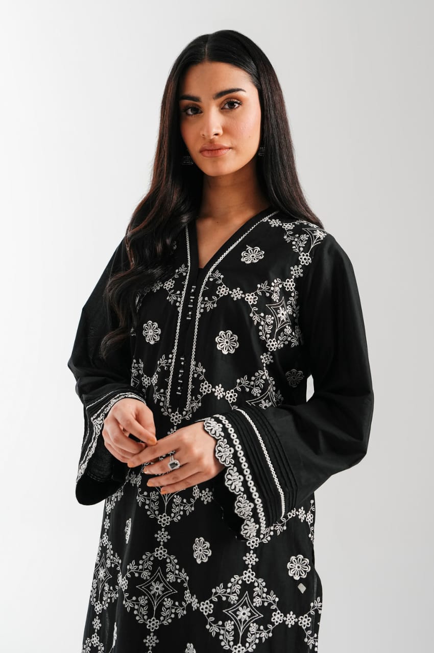 ZEEN 2 PIECE EMBROIDERED SUIT MODEL WEAR
