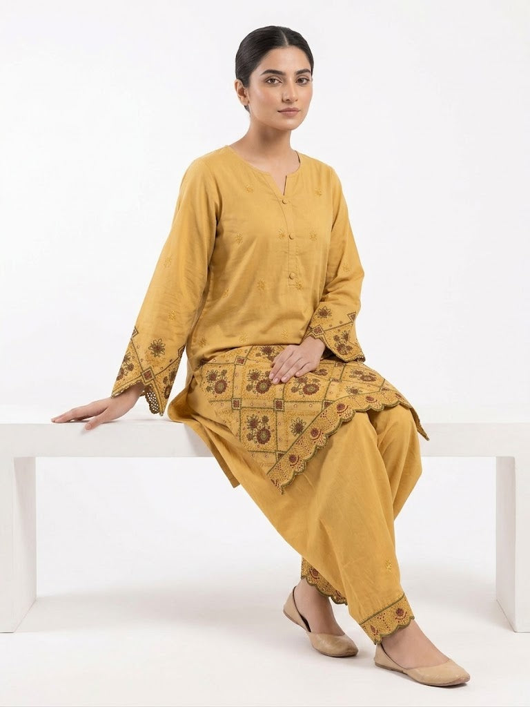 Image Lawnkari 2-Piece Embroidered