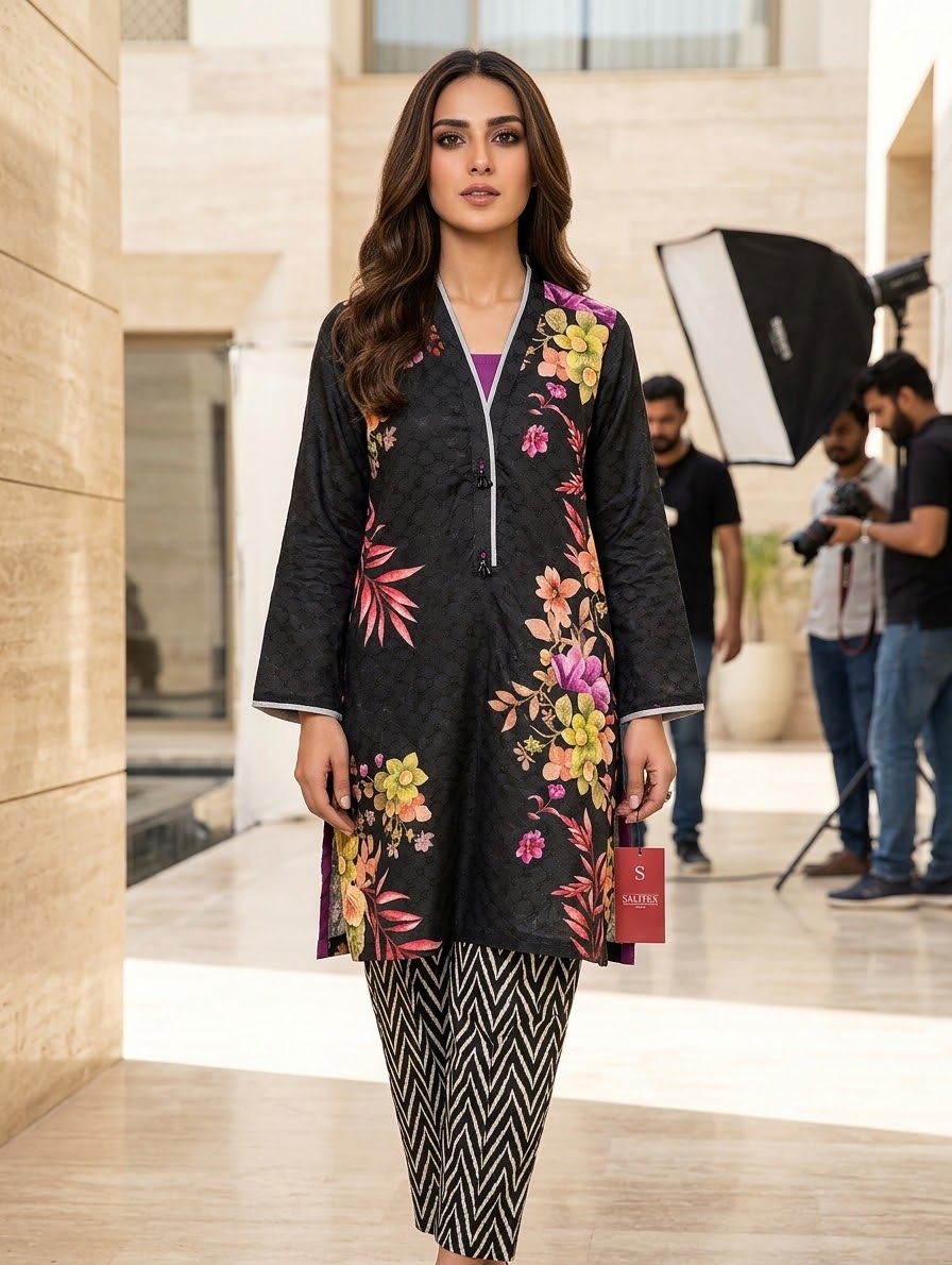 Salitex Lawn Jacquard Cordset