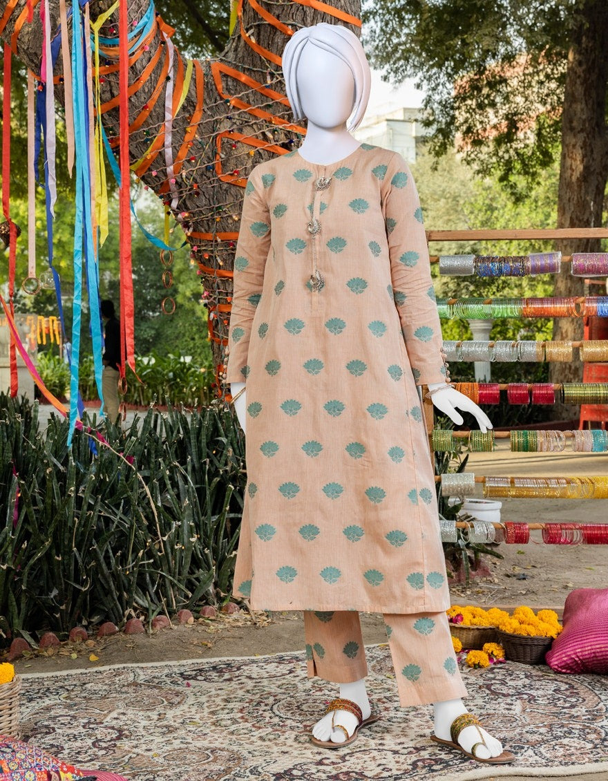 J. PEACH JACQUARD TEENS 2PC