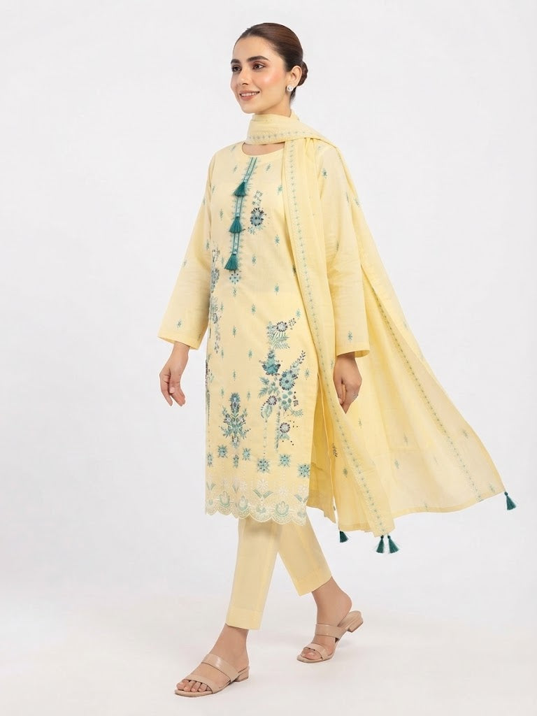 Alkaram 3-Piece Embroidered | Lawn