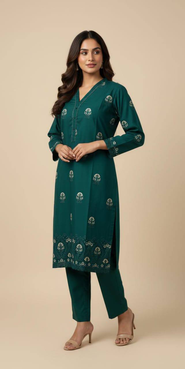 Image Embroidered Lawnkari 2pc Shirt | Trouser