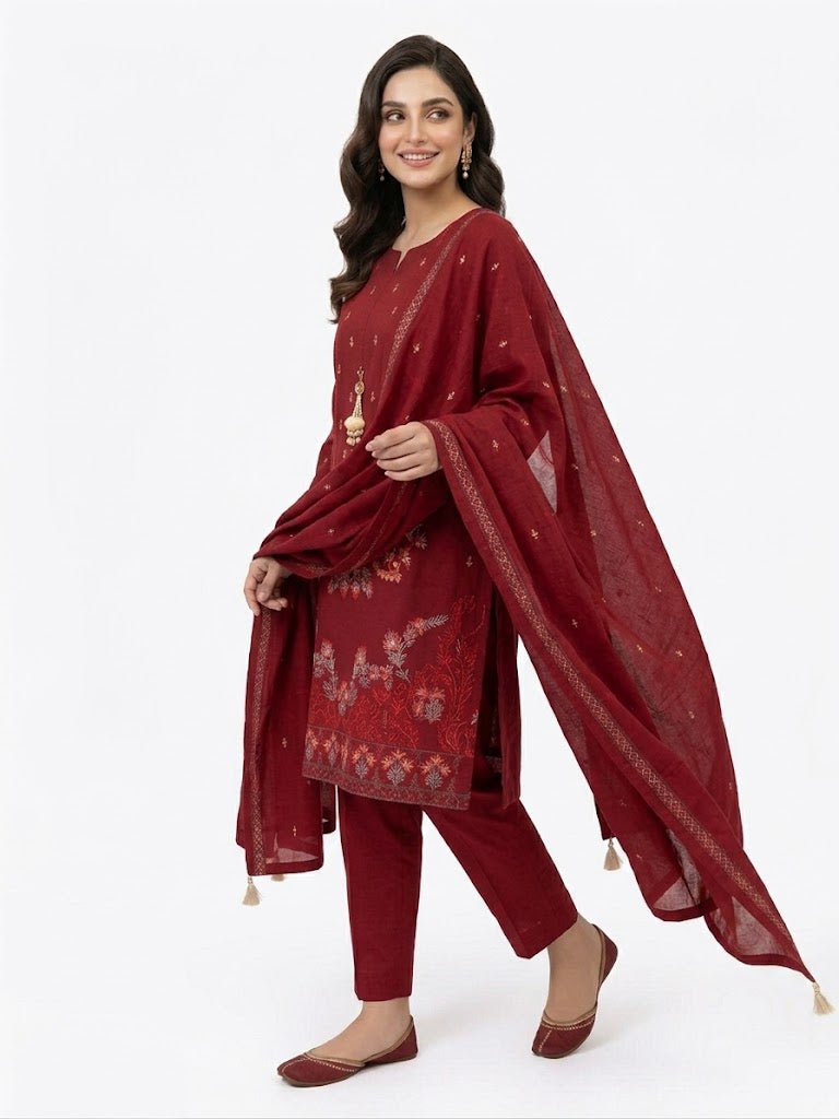 Alkaram 3-Piece Embroidered | Lawn