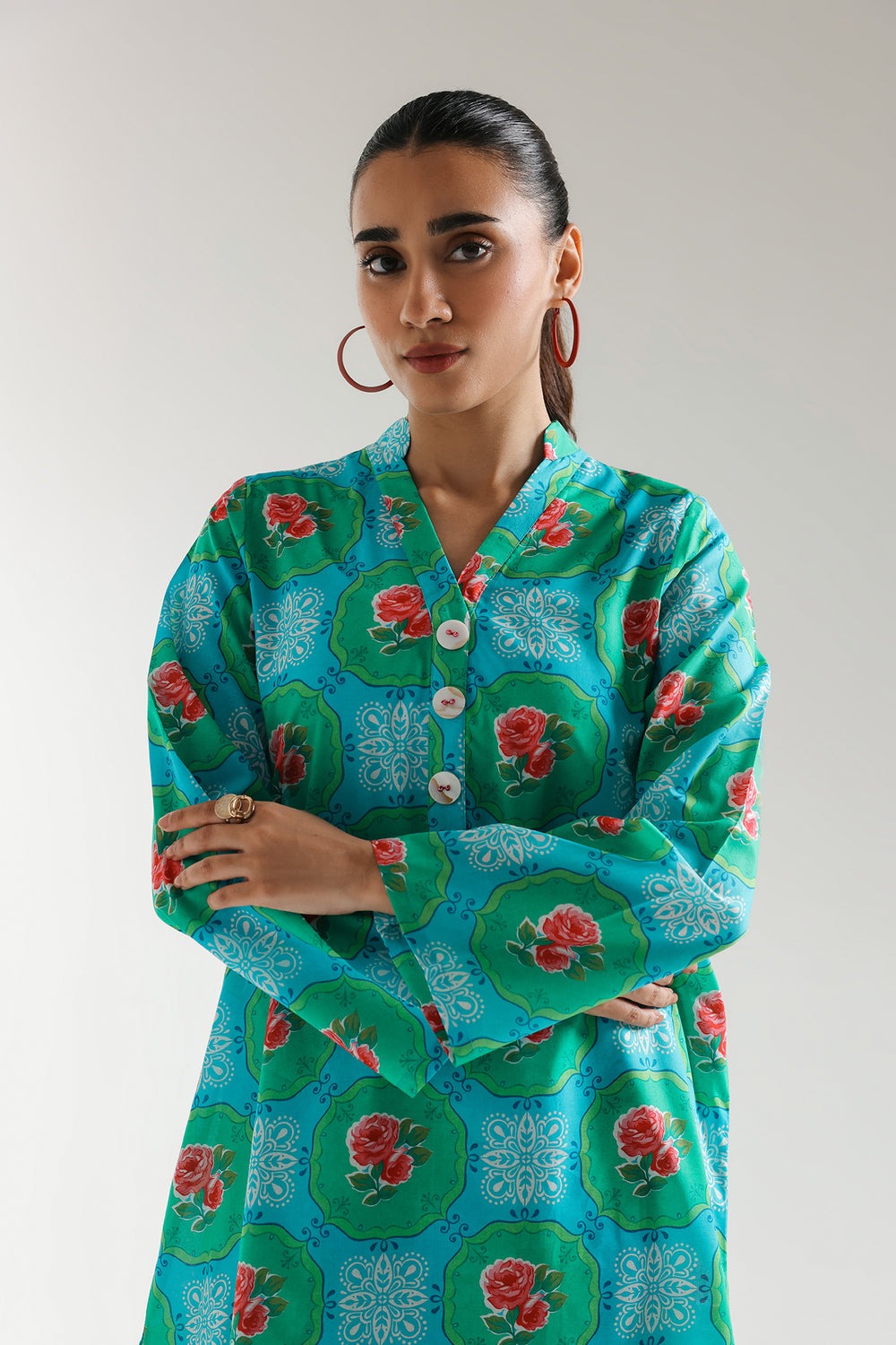 Ethnic Printed Cord-Set