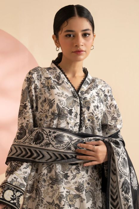 ZELLBURY PRINTED KURTA DUPATTA-LAWN