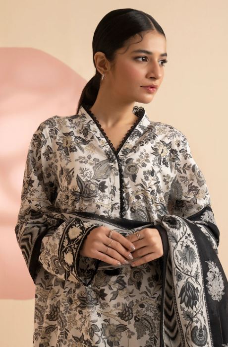 ZELLBURY PRINTED KURTA DUPATTA-LAWN