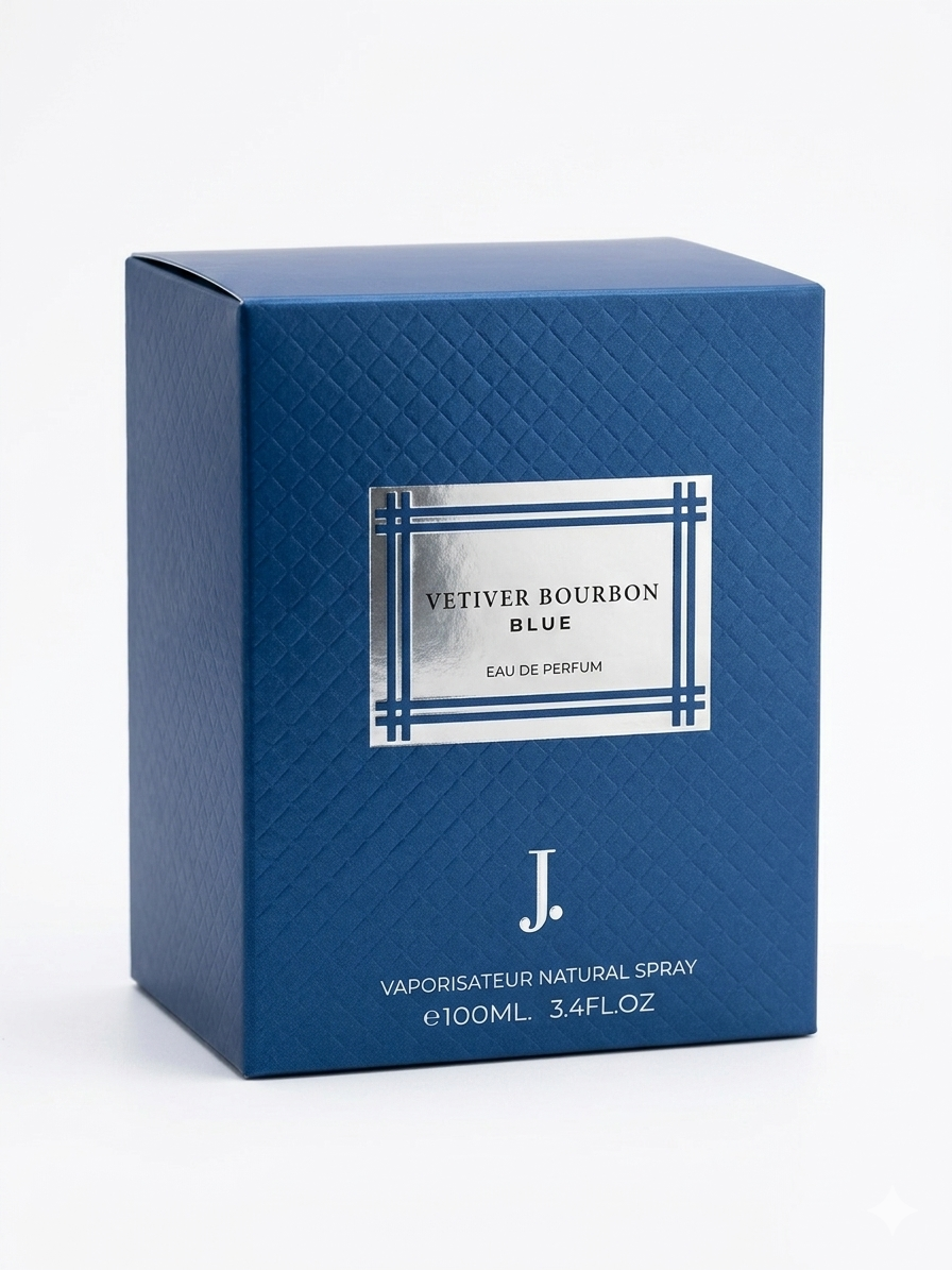 VETIVER BOURBON BLUE | J. FRAGRANCES 100ML