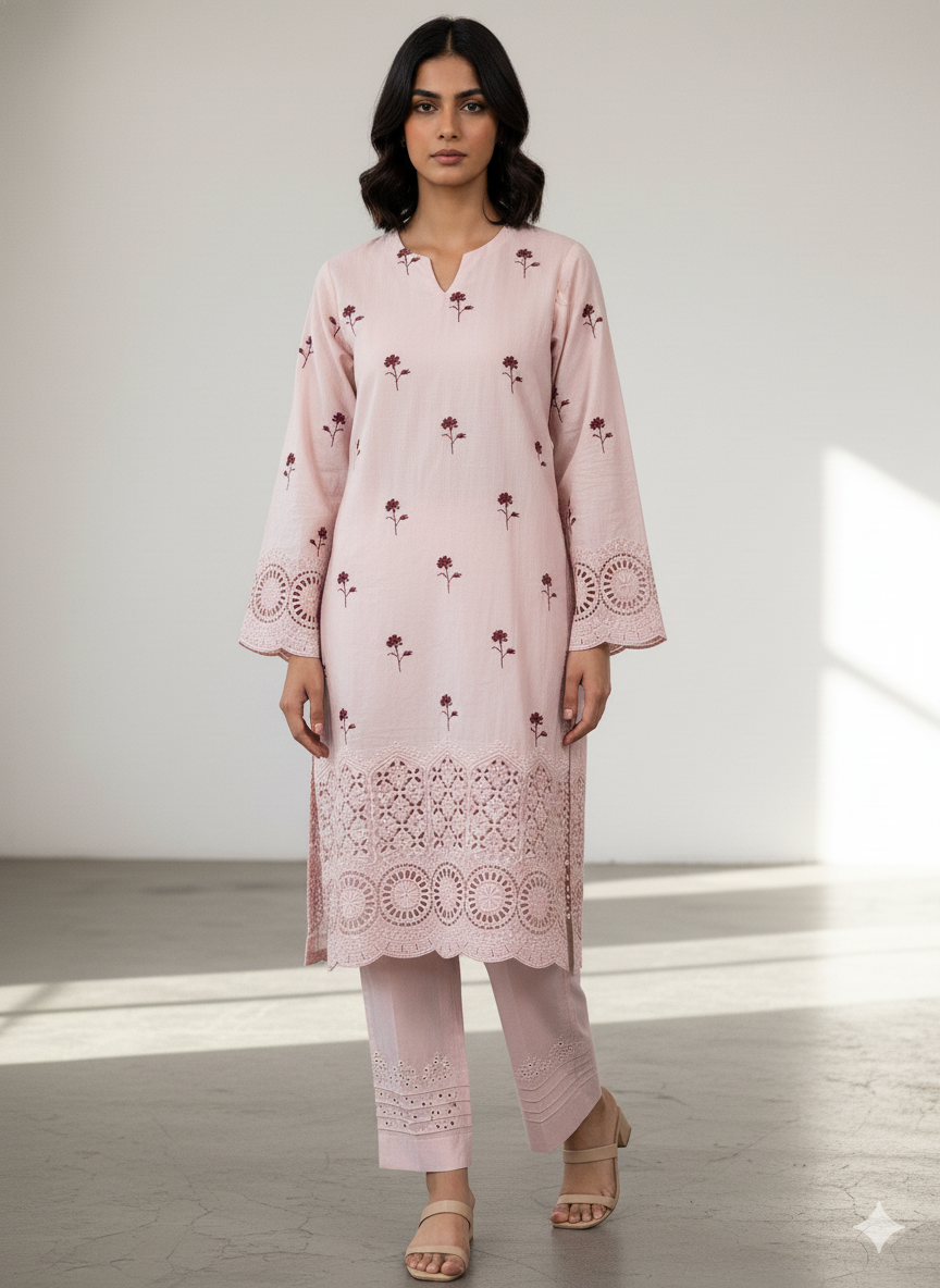 Image 2-piece Emroidered Suit