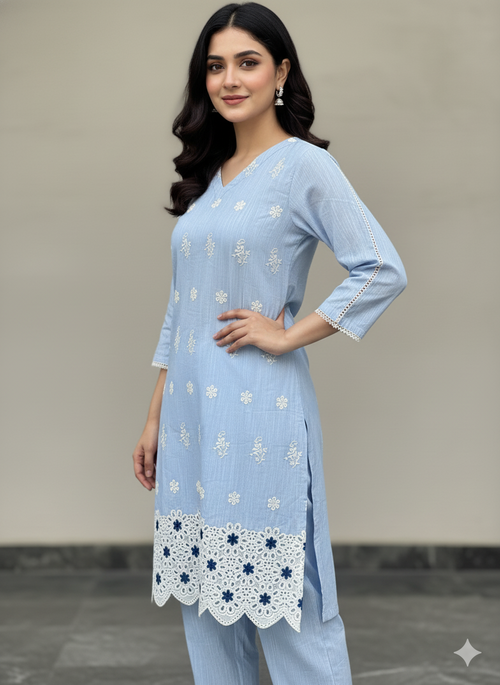 Image 2-piece Embroiderd Suit