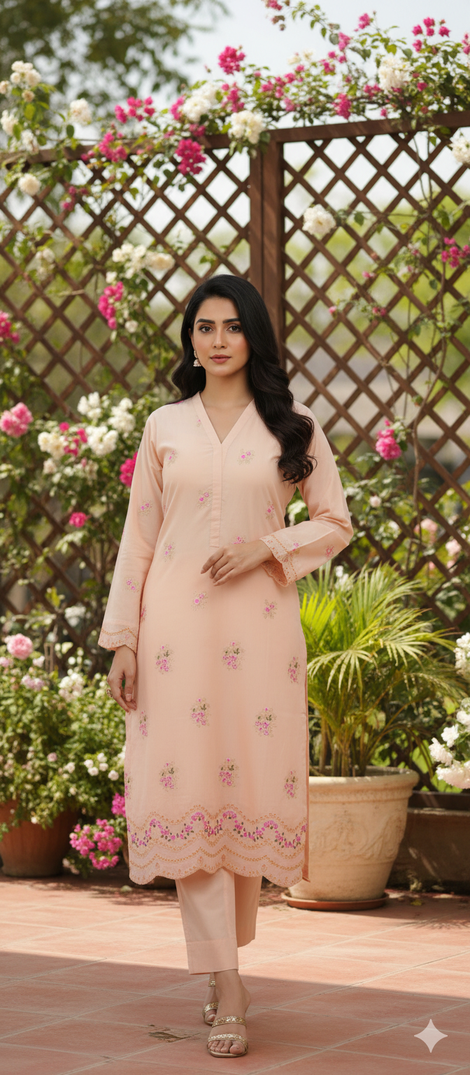 Binseed Chikenkari 2pc Shirt | Trouser