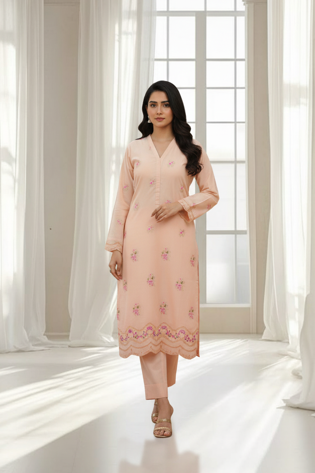 Binseed Chikenkari 2pc Shirt | Trouser