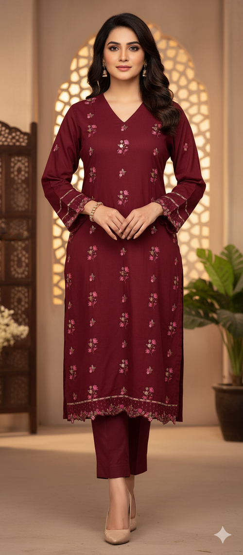 Binseed Chikenkari 2pc Shirt | Trouser