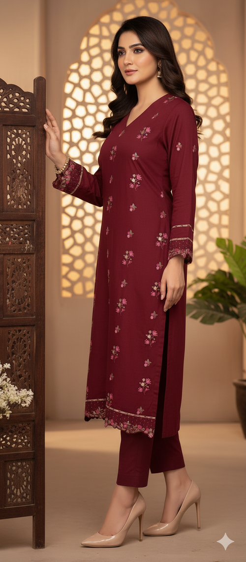 Binseed Chikenkari 2pc Shirt | Trouser