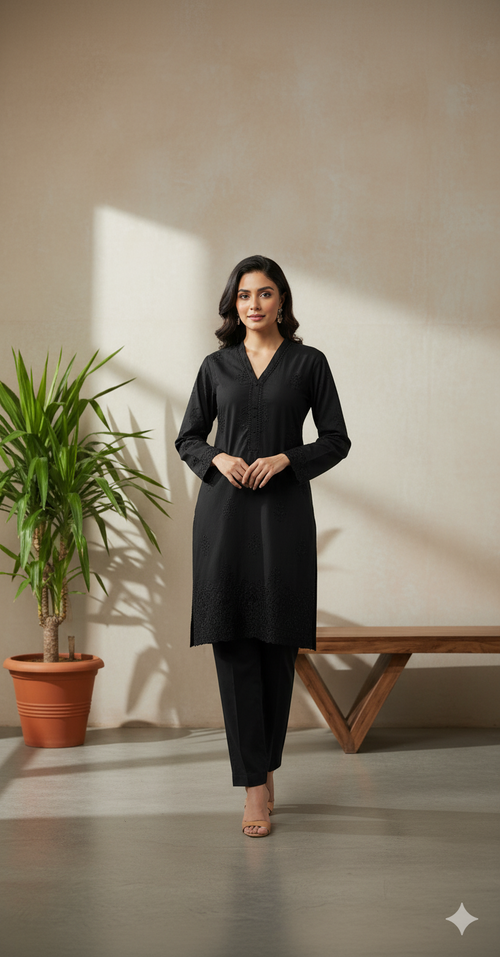 Image Embroidered Lawnkari 2pc Shirt | Trouser