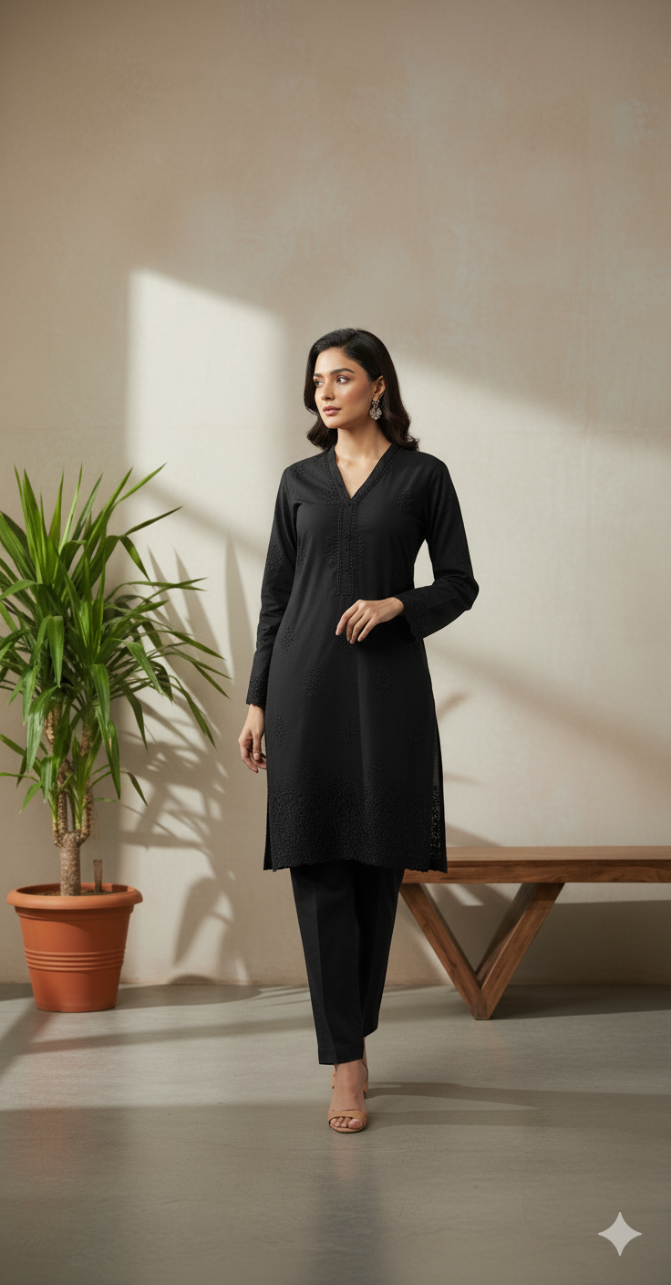 Image Embroidered Lawnkari 2pc Shirt | Trouser