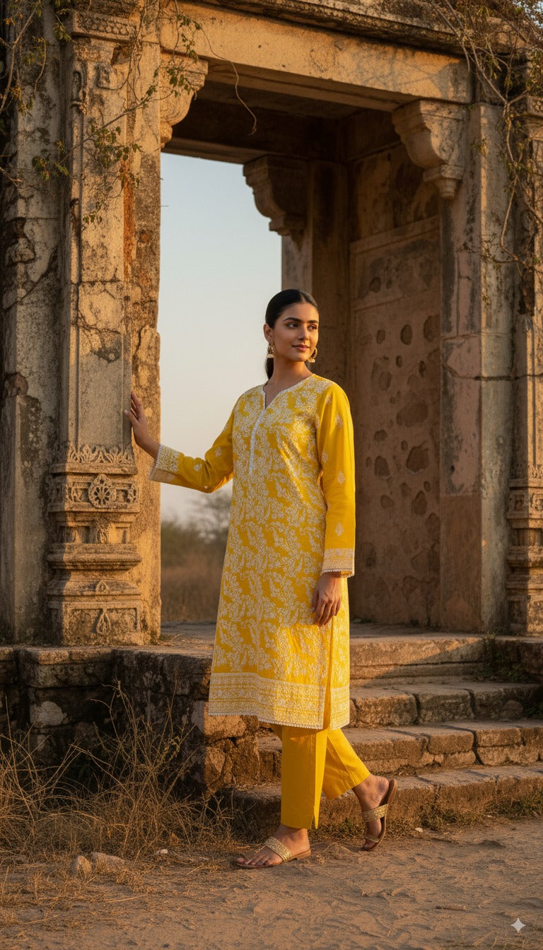 IMAGE LAWNKARI EMBROIDERED 2-PIECE