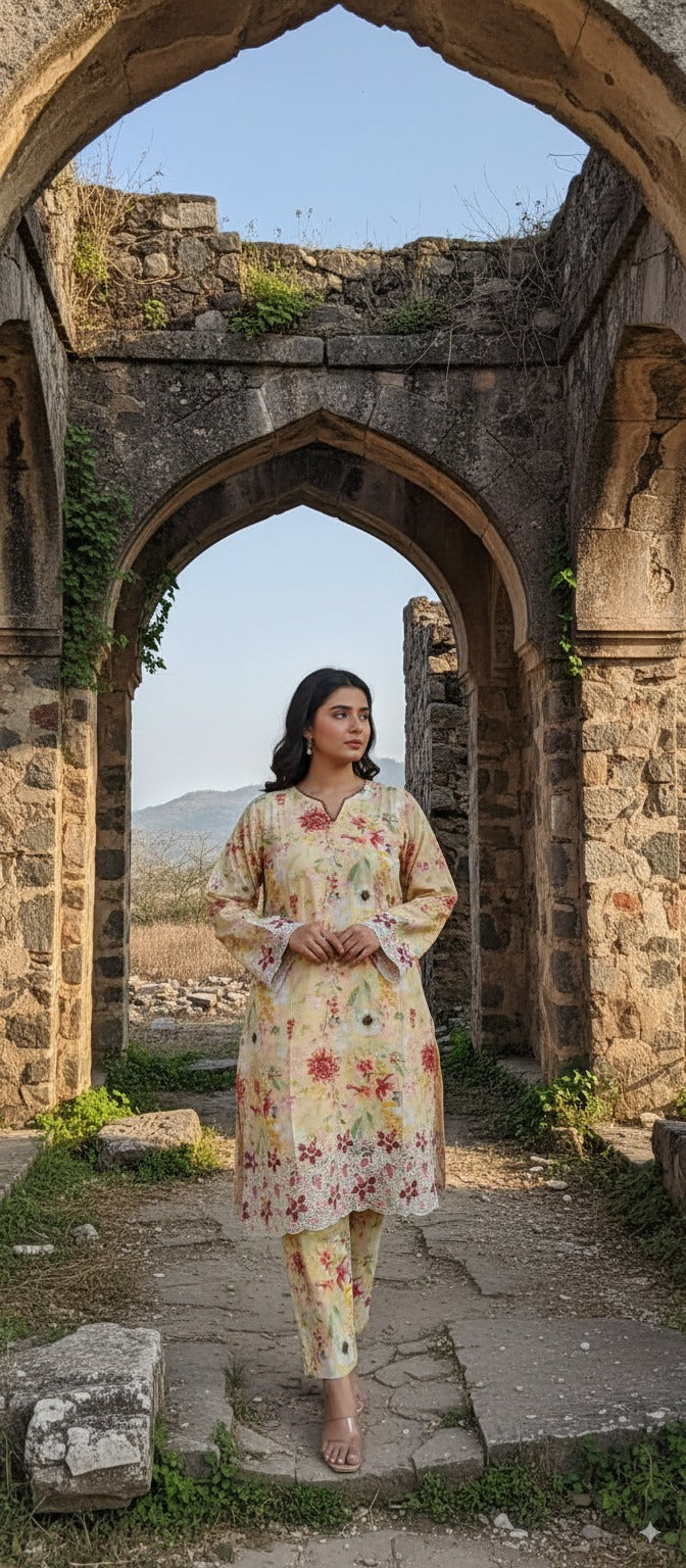 IMAGE LAWNKARI EMBROIDERED 2-PIECE