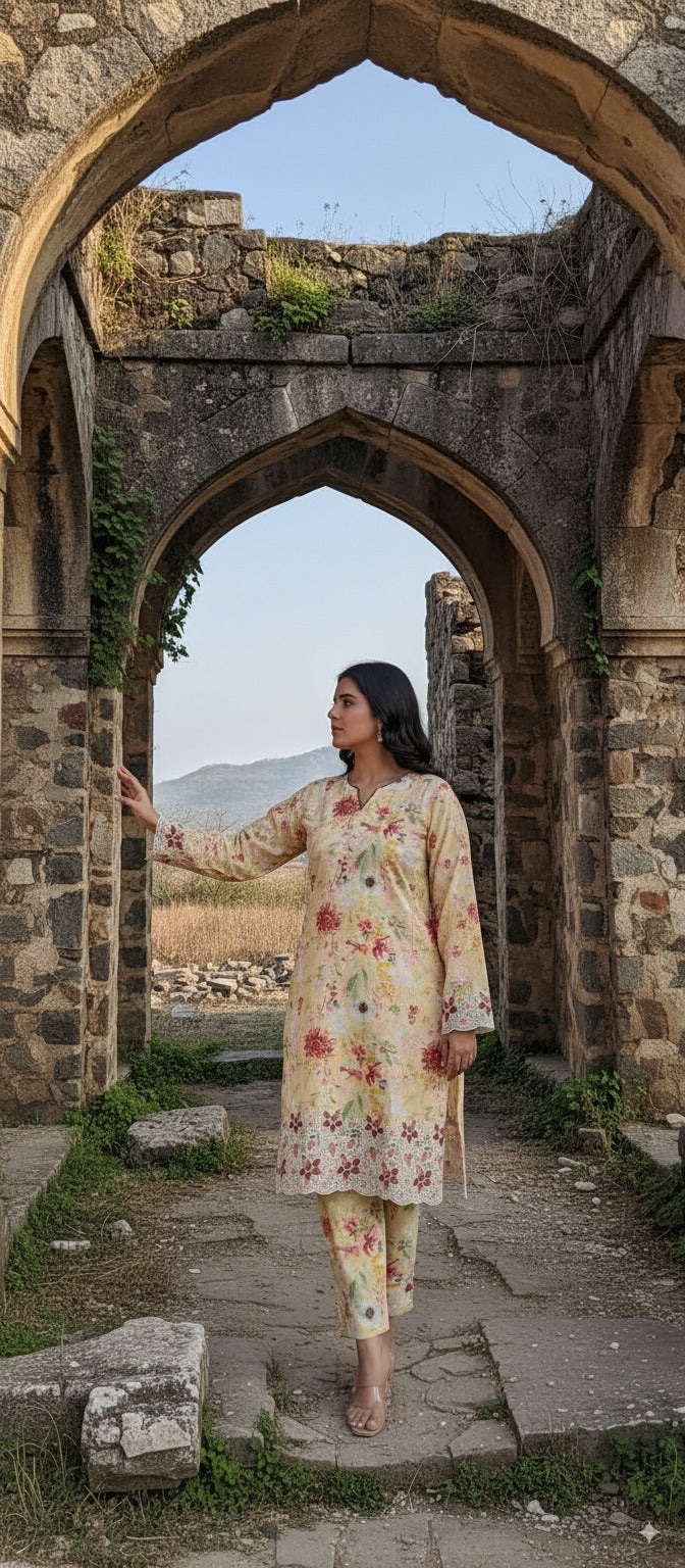 IMAGE LAWNKARI EMBROIDERED 2-PIECE