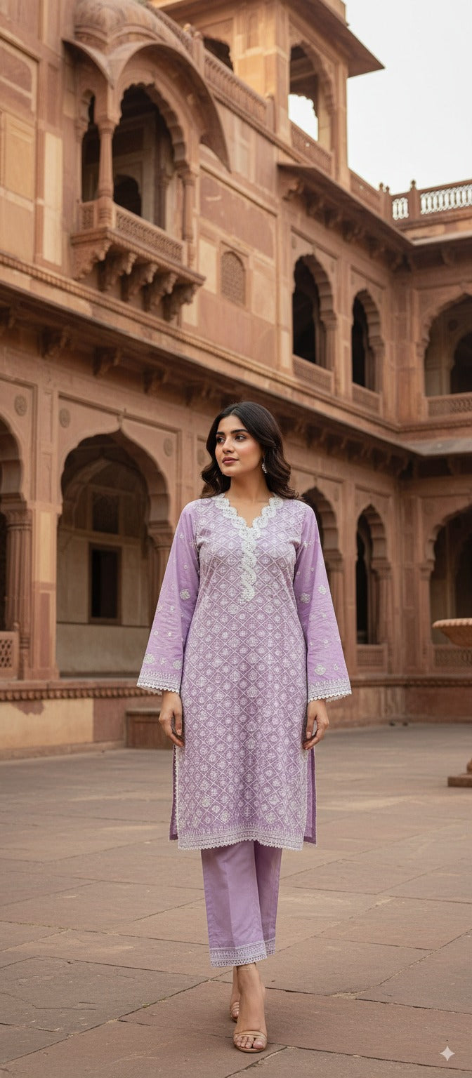 IMAGE LAWNKARI EMBROIDERED 2-PIECE