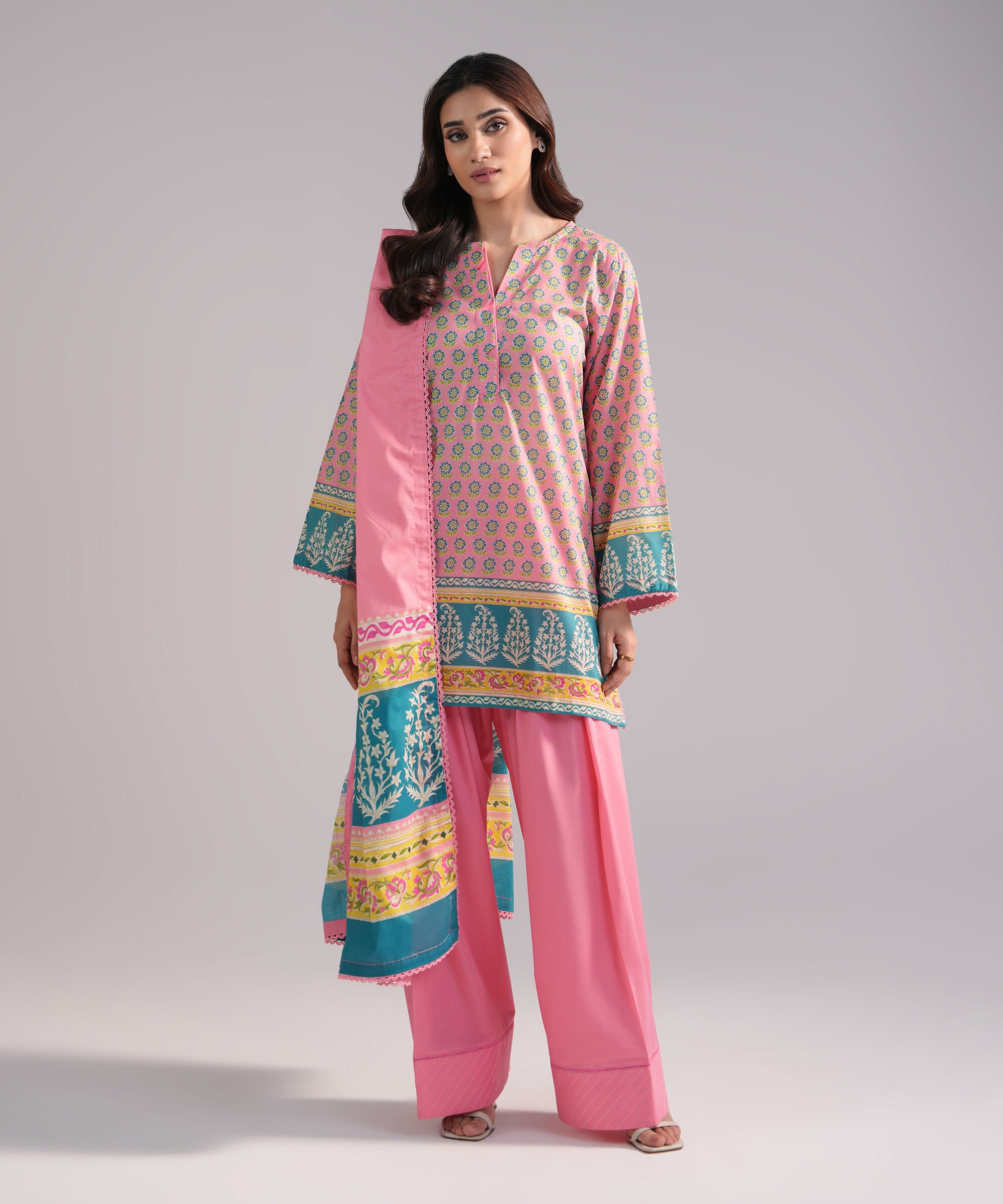 Sapphire 3 Piece - Printed Lawn Suit