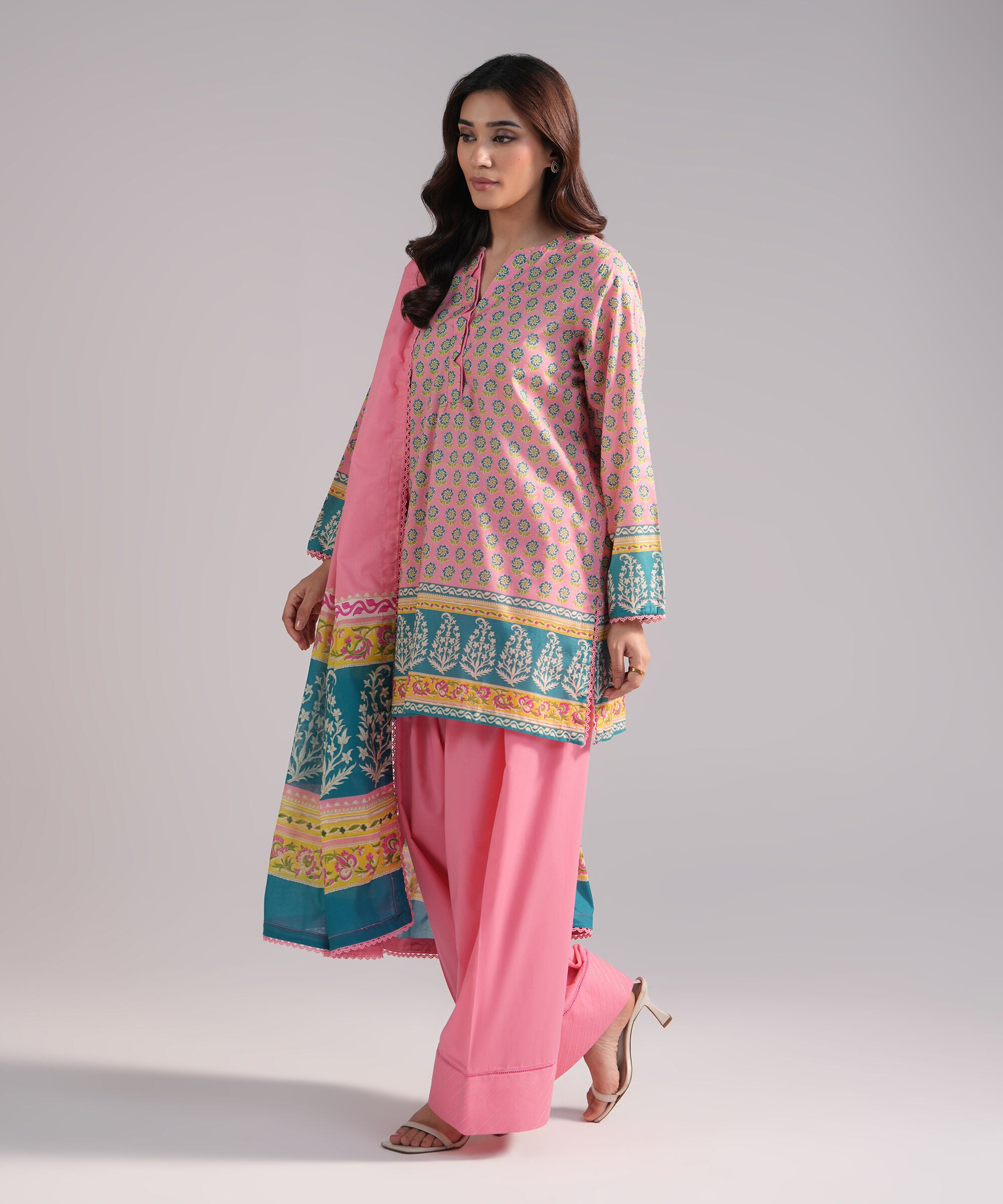 Sapphire 3 Piece - Printed Lawn Suit