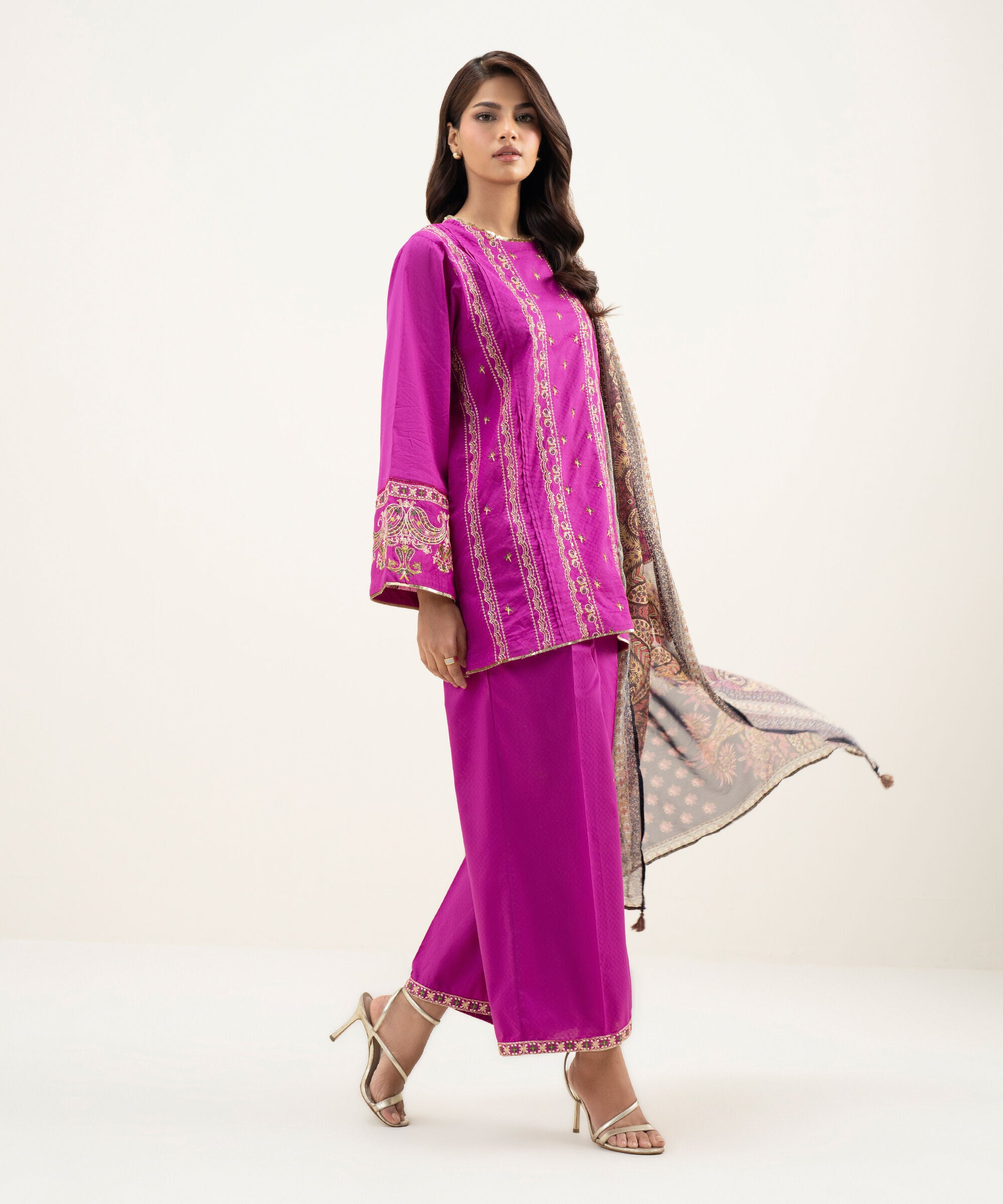 Sapphire 3 Piece - Embroidered Lawn Suit
