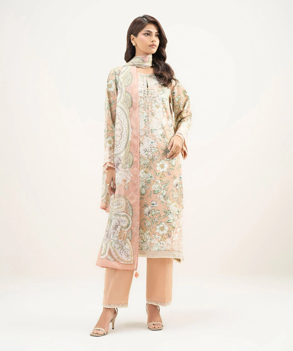 Sapphire 3 Piece - Embroidered Lawn Suit