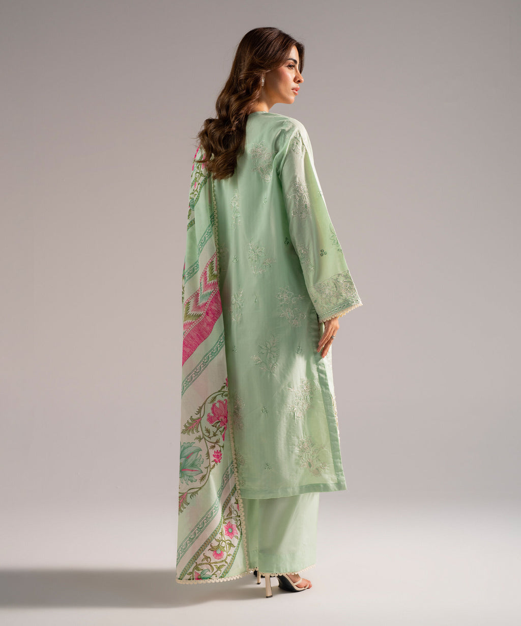 Sapphire 3 Piece - Embroidered Lawn Suit