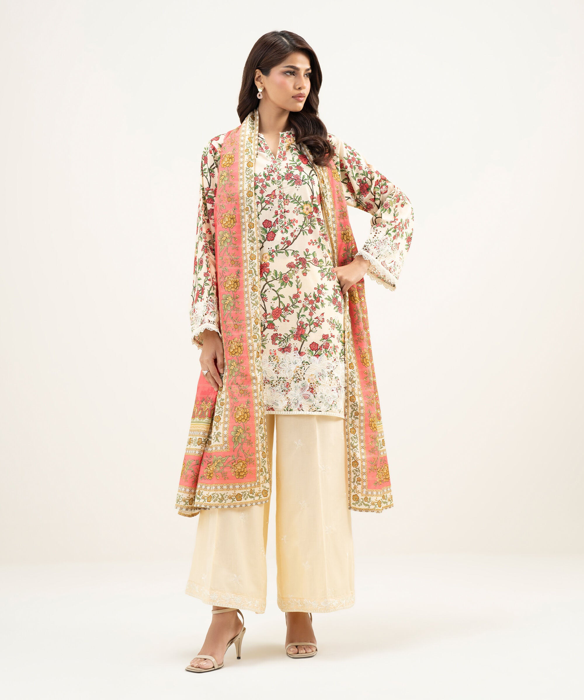 Sapphire 3 Piece - Embroidered Lawn Suit