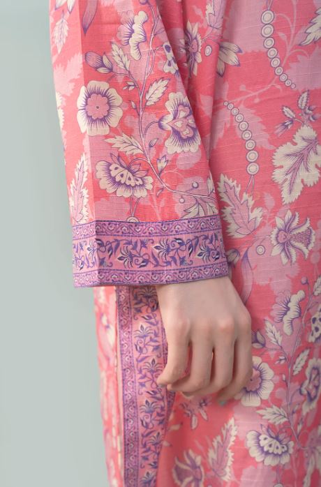 ZELLBURY PRINTED KURTA DUPPATA-FLORAL-LAWN