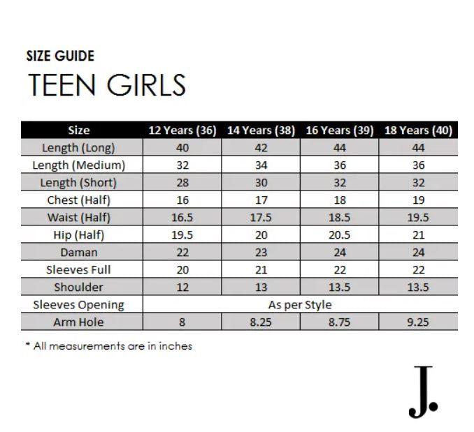 YELLOW LAWN TEENS KURTI