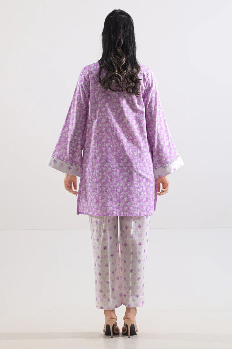 Saya | Printed Lawn Stitched 2 Piece (Shirt/Trouser)