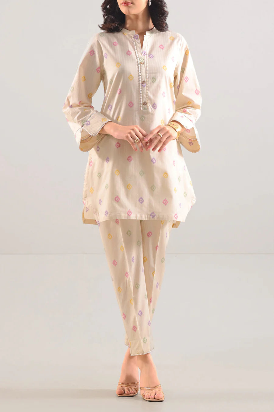 Saya | Printed Lawn Stitched 2 Piece (Shirt/Trouser)