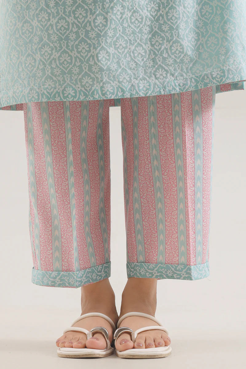 Saya | Printed Lawn Stitched 2 Piece (Shirt/Trouser)