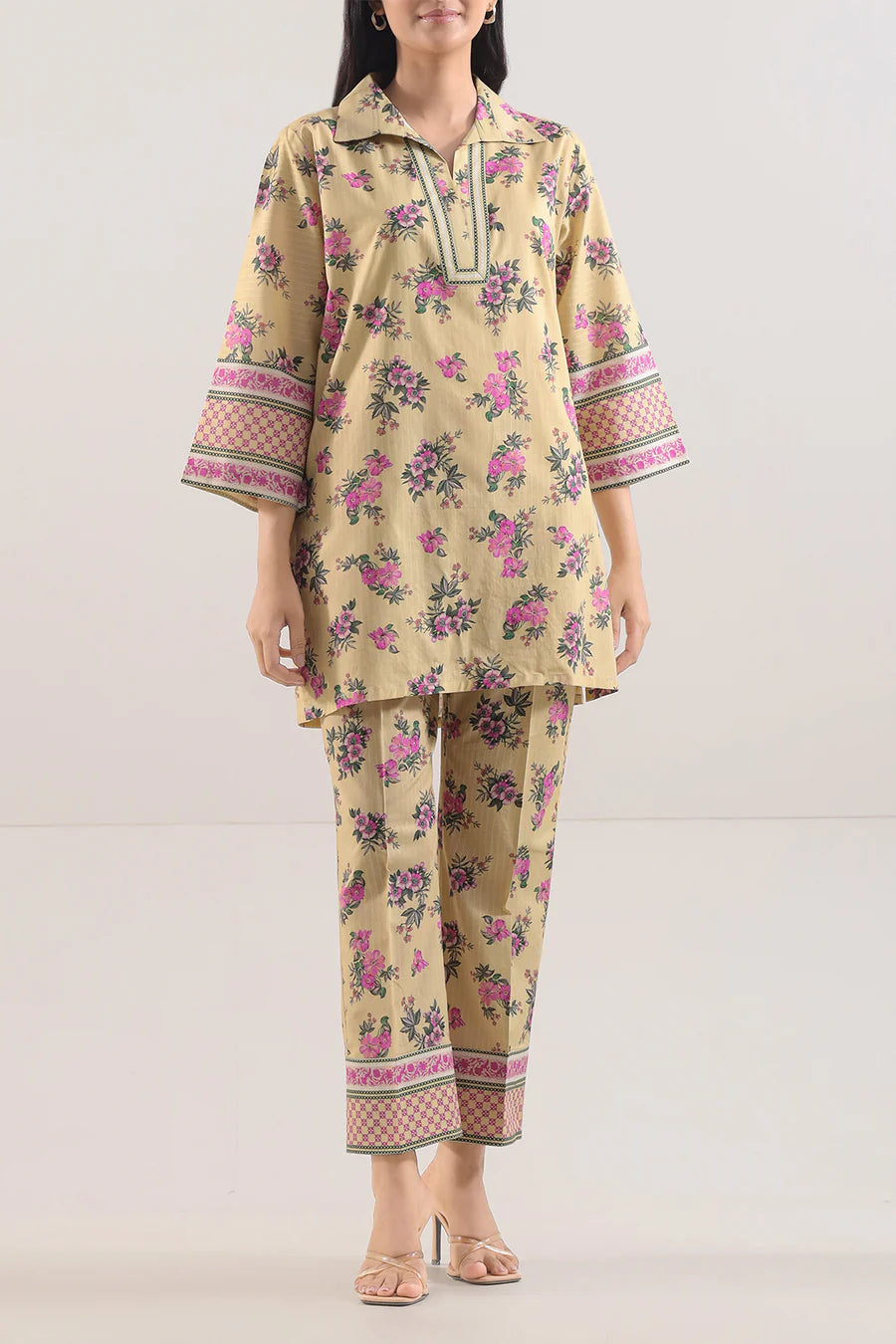 Saya | Printed Lawn Stitched 2 Piece (Shirt/Trouser)