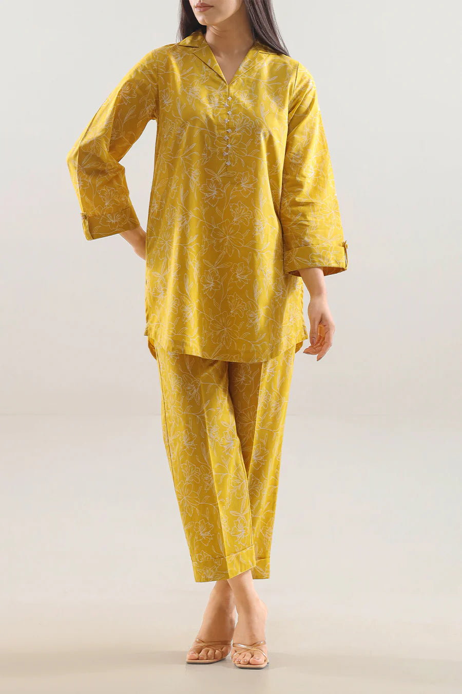 Saya | Printed Lawn Stitched 2 Piece (Shirt/Trouser)