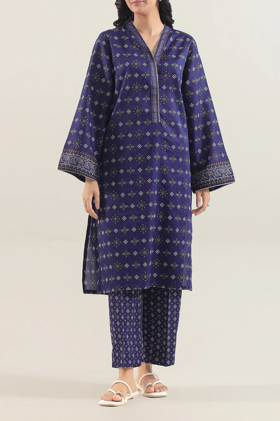 Saya | Printed Lawn Stitched 2 Piece (Shirt/Trouser)