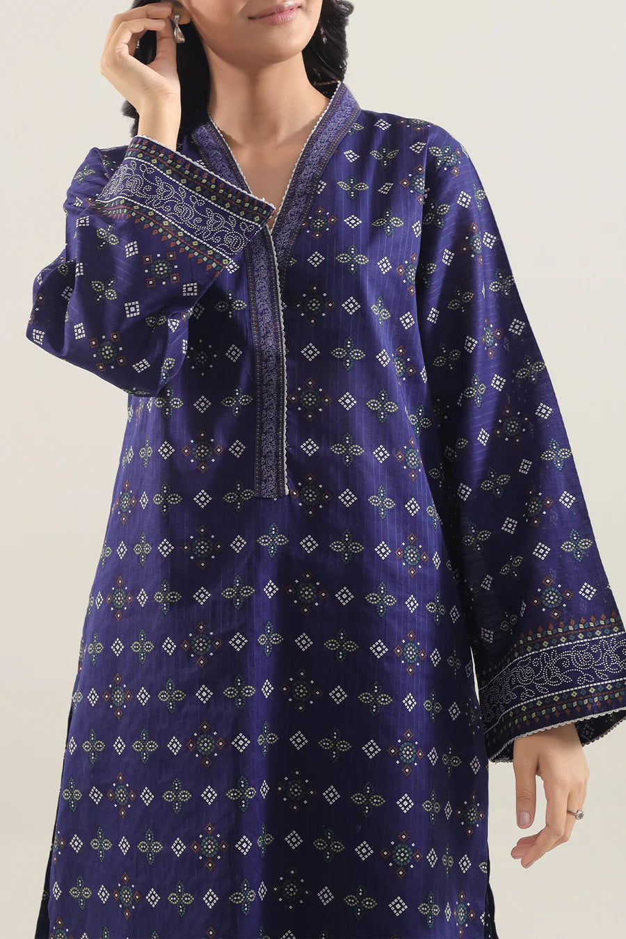Saya | Printed Lawn Stitched 2 Piece (Shirt/Trouser)
