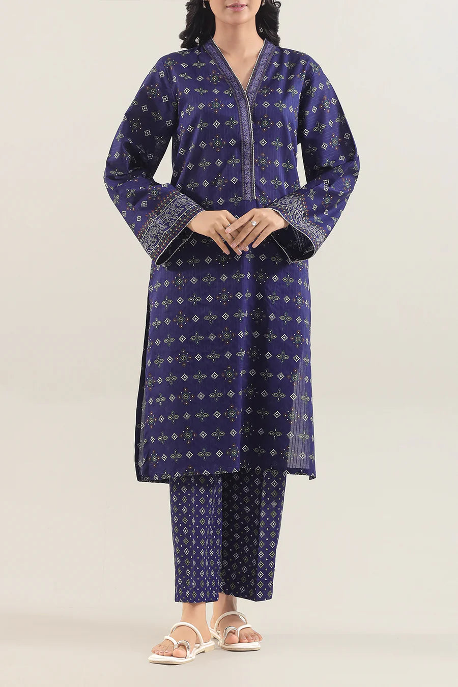 Saya | Printed Lawn Stitched 2 Piece (Shirt/Trouser)
