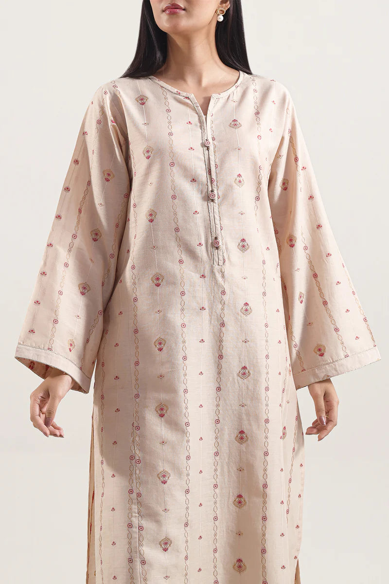 Saya | Cotton Jacquard Stitched 2 Piece (Shirt/Trouser)