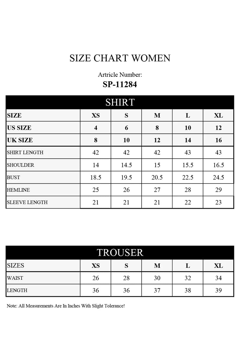 Saya | Cotton Jacquard Stitched 2 Piece (Shirt/Trouser)