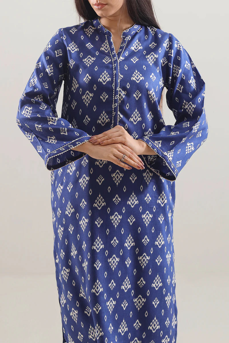 Saya | Printed Arabic Lawn Stitched 2 Piece (Shirt/Trouser)