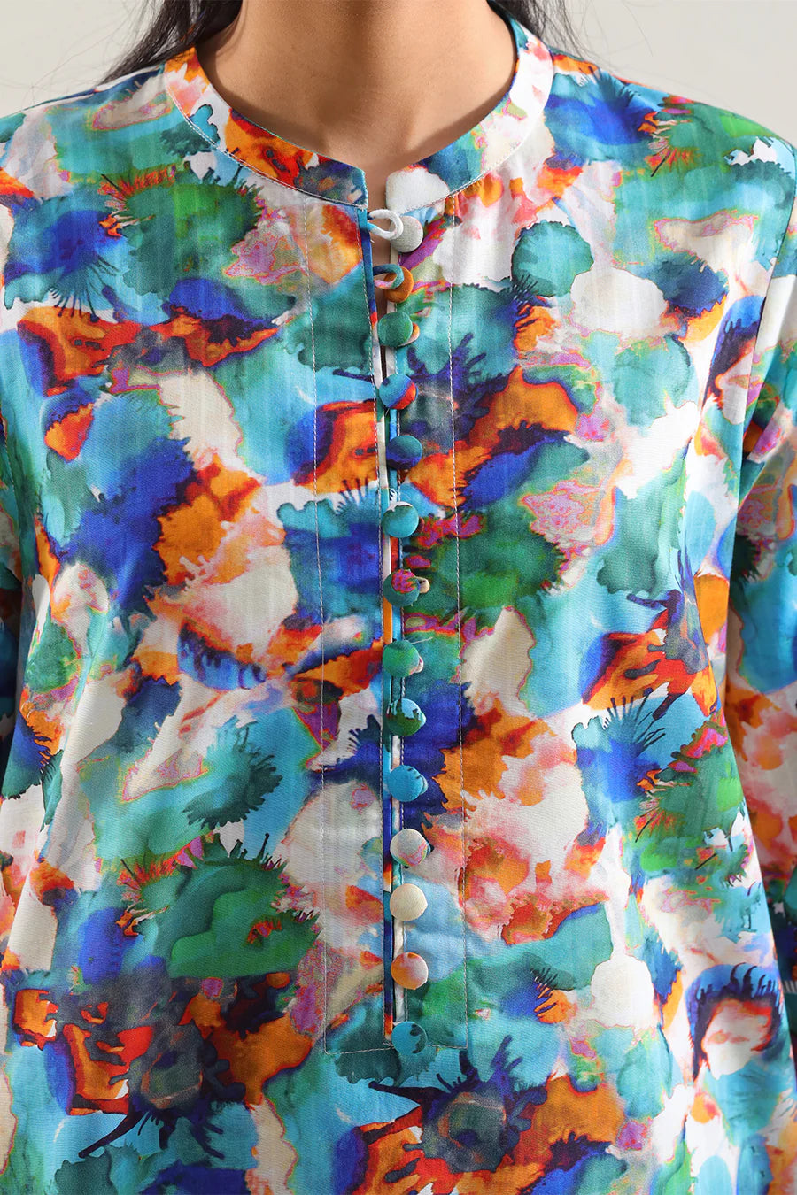 Saya | Printed Lawn Stitched 2 Piece (Shirt/Trouser)