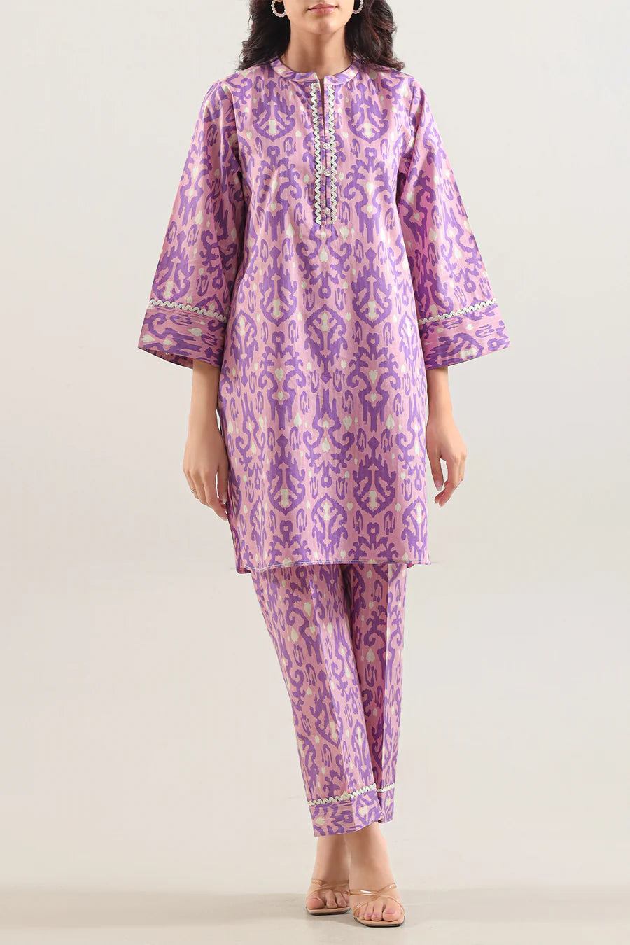 Saya | Printed Lawn Stitched 2 Piece (Shirt/Trouser)