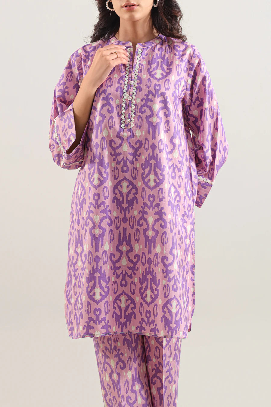 Saya | Printed Lawn Stitched 2 Piece (Shirt/Trouser)