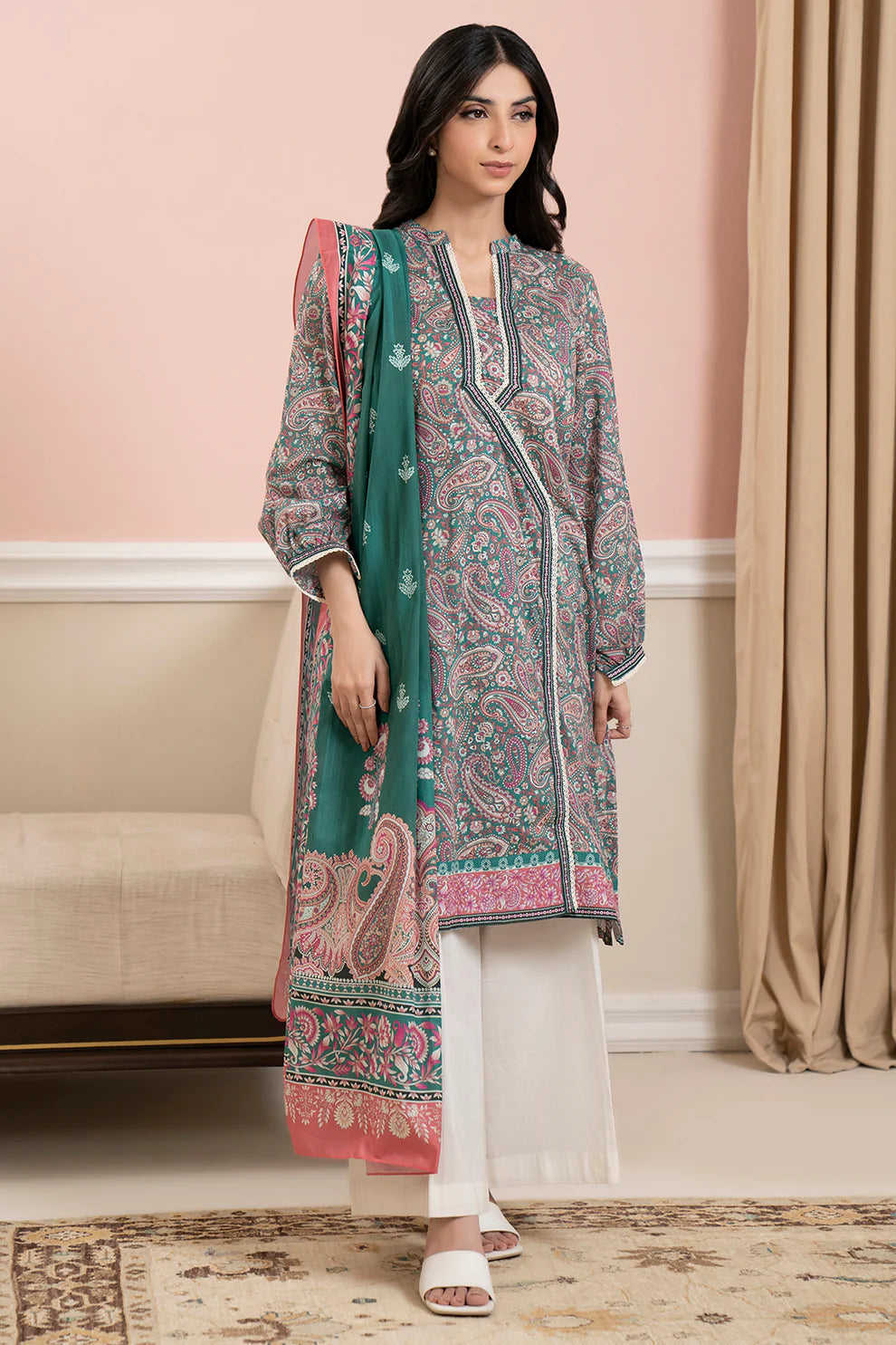 Zellbury Printed kurti