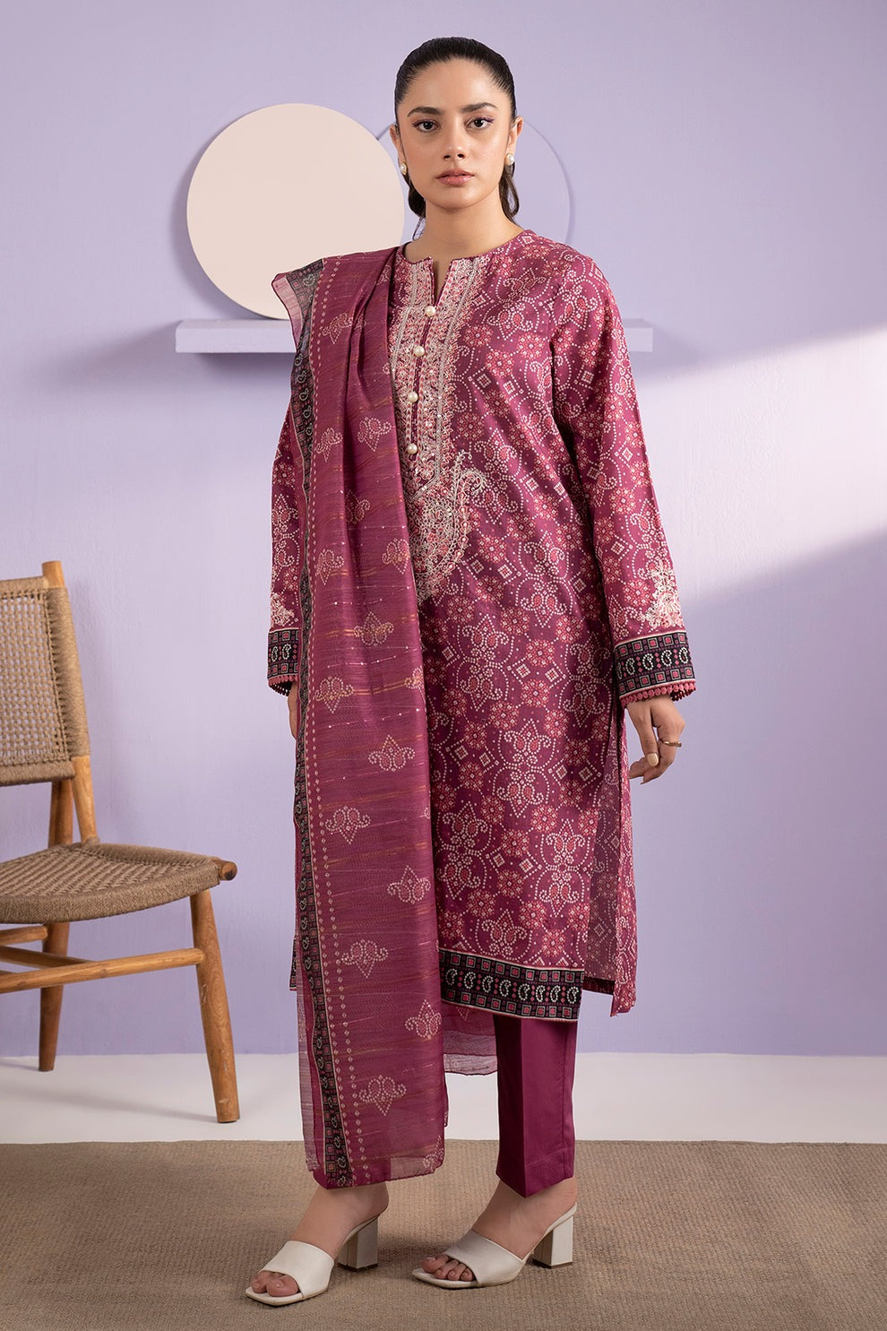 ZELLBURY EMBROIDERED KURTI