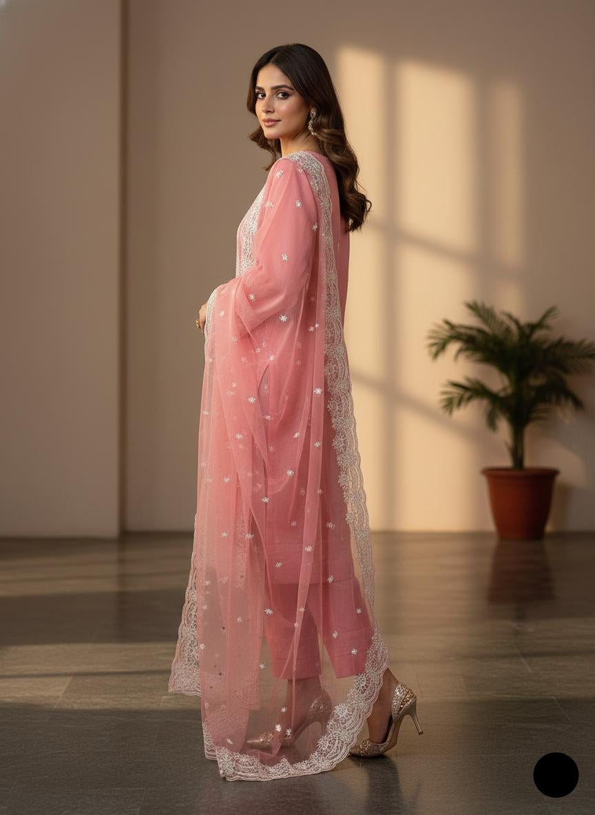 Image 3-Piece Embroidered Suit