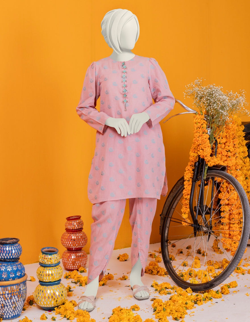 J. Teens Lawn Jacquard