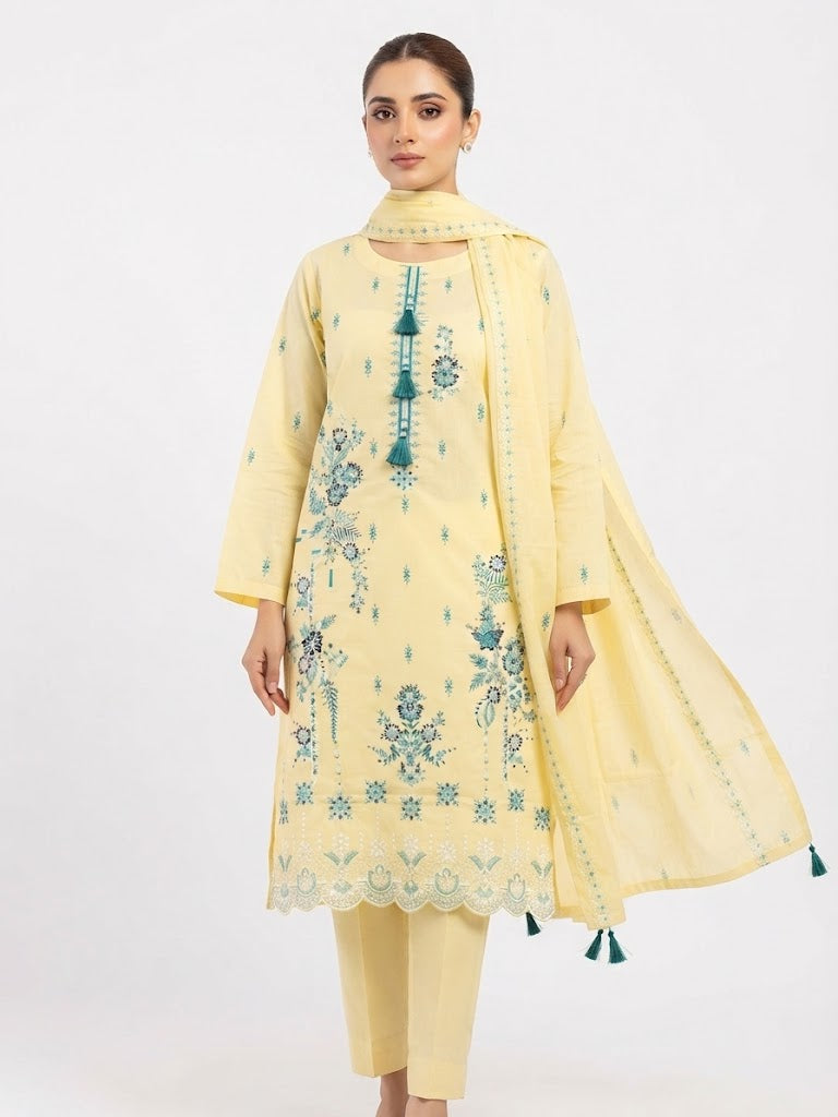 Alkaram 3-Piece Embroidered | Lawn